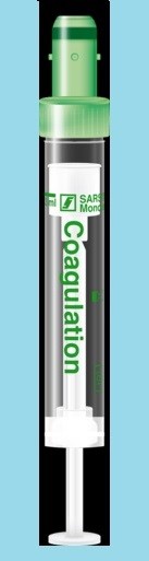 Citrat 3,2%, 3 ml, Verschluss grün, (LxØ): 66 x 11 mm
