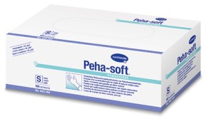 Peha Soft puderfrei Gr. L, Latex Untersuchungshandschuhe